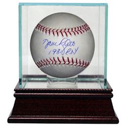 Dave Righetti Signed Official Major League Baseball 1981 ROY W/ Glass Case (Yankees/Giants)