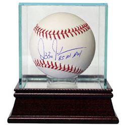 Ozzie Guillen Signed Official Major League Baseball 85 AL ROY W/ Glass Case (Chicago White Sox)