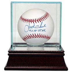 Jack Clark Signed Official Major League Baseball W/ Glass Case 4X All Star (Giants/Cardinals/Red Sox