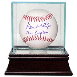 Don Mattingly Signed Official Major League Baseball The Captain W/ Glass Case- MLB Hologram (New Yor