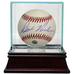 Dave Parker Signed Official Major League Baseball W/ Glass Case- MLB Hologram