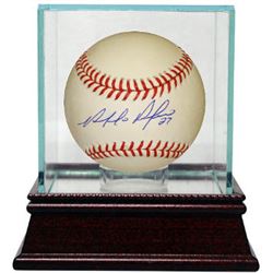 Placido Polanco Signed Official Major League Baseball W/ Glass Case #27- JSA Hologram (Philadelphia 