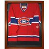 Image 1 : Hockey Jersey Deluxe Full Size Display Case Wood