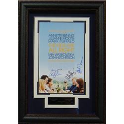 Julianne Moore Signed The Kids Are All Right 22X30 Poster Leather Framed W/ A Bening & Mark Ruffalo 