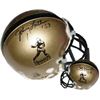 Image 1 : Johnny Lattner Signed Heisman Authentic Mini Helmet W/ Paul Hornung (Notre Dame)