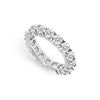 Image 1 : Cubic Zirconia Eternity Band : .925 Sterling Silver - 4.00 CT TGW