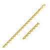 Image 1 : 4.0mm 14K Yellow Gold Cable Link Chain