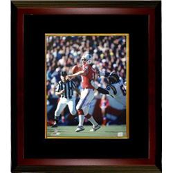 Steve Grogan Signed New England Patriots 16X20 Photo Custom Framed