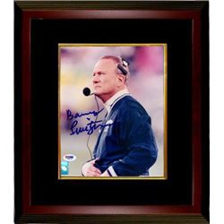 Barry Switzer Signed Dallas Cowboys 8X10 Photo Custom Framed- PSA Hologram