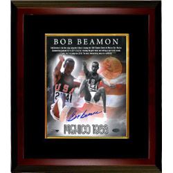 Bob Beamon Signed Team USA Track & Field 16X20 Photo Custom Framed 1968 Mexico Olympics World Record