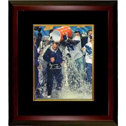 Barry Switzer Signed Dallas Cowboys 16X20 Photo Custom Framed (Super Bowl XXX Gatorade Celebration)