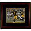 Image 1 : Adam Pacman Jones Signed West Virginia Mountaineers 8X10 Photo #9 Custom Framed (Navy Jersey)