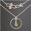 Image 1 : Necklace 1-61 - choice of stone - Silver