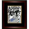 Image 1 : Lydell Mitchell Signed Penn State Nittany Lions 8X10 B&W Photo Custom Framed (Navy Jersey Vertical)