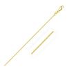 Image 1 : 0.6mm 14K Yellow Gold Classic Box Chain