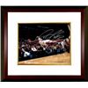 Image 1 : Dennis Rodman Signed Chicago Bulls 8X10 Photo Diving Custom Framed