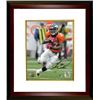 Image 1 : Knowshon Moreno Signed Denver Broncos 16X20 Photo (Orange Jersey Run) Custom Framed- Moreno Hologram