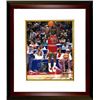 Image 1 : Craig Hodges Signed Chicago Bulls 16X20 Photo God Bless Custom Framed (3X 3 Point Shooting Contest W