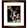 Image 1 : Dave Bing Signed Detroit Pistons 8X10 Photo Custom Framed W/Kareem Abdul-Jabbar