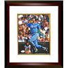 Image 1 : Dale Murphy Signed Atlanta Braves 8X10 Photo NL MVP 82, 83 Custom Framed (Blue Jersey Batting)- JSA 