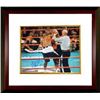 Image 1 : Mike Tyson Signed Boxing 16X20 Photo Custom Framed Biting Ear Vs Evander Holyfield (Heavyweight Cham