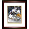 Image 1 : Jack Lambert Signed Pittsburgh Steelers 11X14 Photo Vs Colts HOF 90 Custom Framed-Lambert Hologram