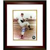 Image 1 : Johnny Podres Signed Brooklyn Dodgers 8X10 Pitching Photo Custom Framed 55 WS MVP (Wind Up- Deceased