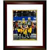 Image 1 : Aaron Rodgers Signed Green Bay Packers 8X10 Photo Custom Framed (SB XLV-Discount Double Check Celebr