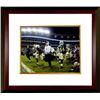 Image 1 : Brian Kelly Signed Notre Dame Fighting Irish 16X20 Photo Custom Framed (Running Onto Field)- Steiner