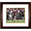 Image 1 : Derrick Henry Signed Alabama Crimson Tide 8X10 Photo Custom Framed #2 (Hand Up Heisman Pose)- Henry 