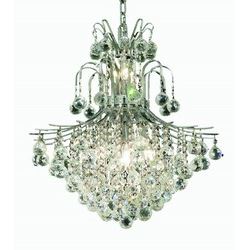 8002 Toureg Collection Hanging Fixture D22in H26in Lt:11 Chrome Finish (Swarovski Strass/Elements Cr