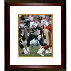 Marcus Mcneill Signed San Diego Chargers 8X10 Photo Custom Framed