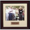 Image 1 : Jack Nicklaus Unsigned 16X20 Photo 2010 Masters Official Starters Custom Framed W/Palmer