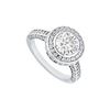 Image 1 : Diamond Engagement Ring : Platinum - 1.50 CT TGW