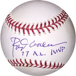 Rod Carew Signed Official Major League Baseball 77 AL MVP (Twins/Angels)