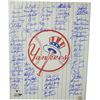 Image 1 : Moose Skowron Signed New York Yankees 16X20 Photo Top Hat Logo With 70 Signatures