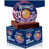 Image 1 : 2010 Game Used Dirt In Washington Nationals Logo Set of 4 Coasters (MLB Authenticated)