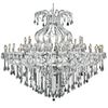 Image 1 : 2801 Maria Theresa Collection Large Hanging Fixture D72in H60in Lt:48+1 Chrome Finish (Swarovski Str