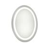 Image 1 : LED Electric Mirror Oval W21H28 Dimmable 5000K