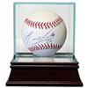 Image 1 : Eduardo Nunez Signed Rawlings Official Major League Baseball #26 W/ Glass Case (Blue Sig) (San Franc