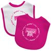 Image 1 : MLB Pittsburgh Pirates Baby Fanatic Bib (2-Pack)  Pink