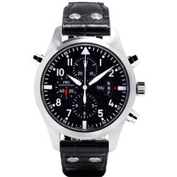IWC  Pilot Double Chronograph  Men Watch