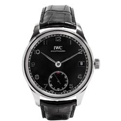 IWC  Portugieser Hand Wound Eight Days  Men Watch