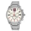 Image 1 : Roberto Bianci Men's All Steel Sports Chronograph Watch With White Face-5451MCHR