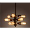 Image 1 : Loren 9-light Adjustable Bulb Socket Edison Chandelier Including Bulbs