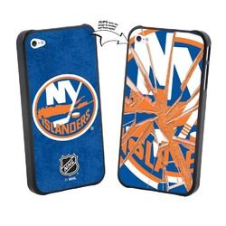 Iphone 4/4S NHL New York Islanders Broken Glass Lenticular Case
