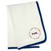 Image 1 : Baby Fanatic Receiving Blanket - Atlanta Braves
