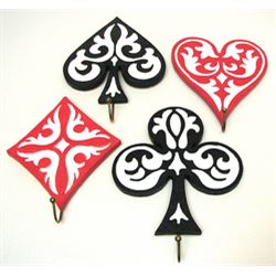 Game Suit Wall Hooks Set of 4