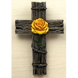Yellow Rose Cross