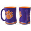 Image 1 : Clemson Tigers NCAA Coffee Mug - 15oz Sculpted (Single Mug)